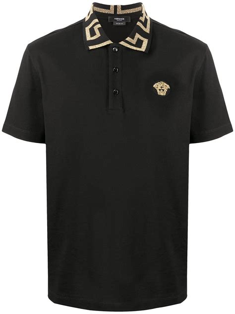 versace polo shirt herren marine|Versace polo shirts for men.